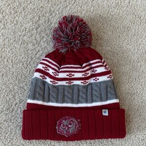 Temple University Owls Knit Beanie with Pom